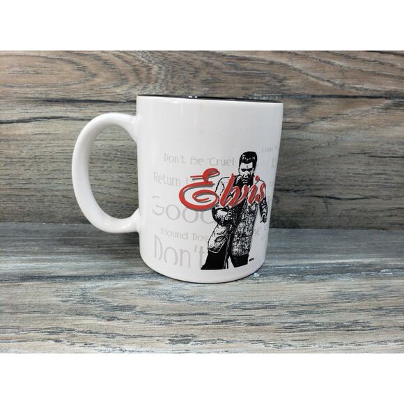 Linyl Silver Phoenix Elvis Coffee Cup Mug Licensed - Picture 3 of 8